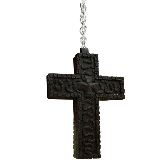 Squid Necklace Chinese Character Ten-Shaped Pendant Necklace with Secret Compartment