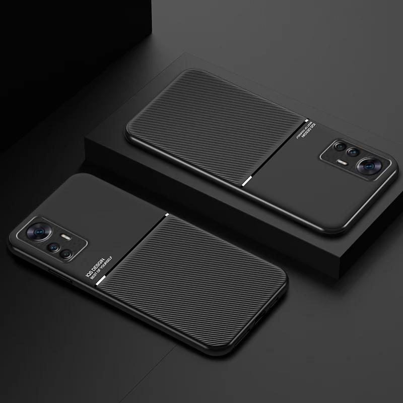 For Xiaomi 12T Pro Case Car Magnetic Leather Cover Soft Frame Funda On For Xiaomi 12T Pro Xiaomi12T Pro Phone Cases Capa