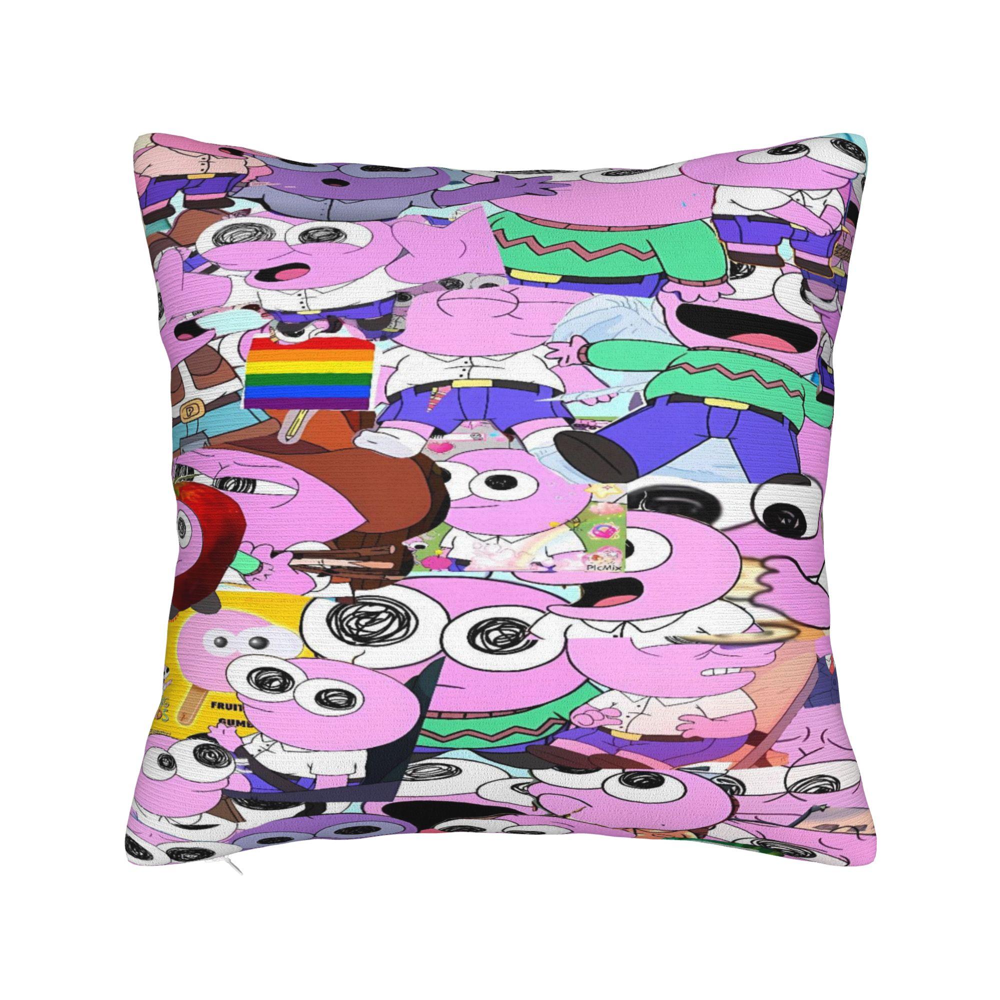 Smiling Friends Pim and Charlie Pillowcases  Vintage Pillow Case For Sofa Home Decor Soft Pillow Cover 30cmx30cm