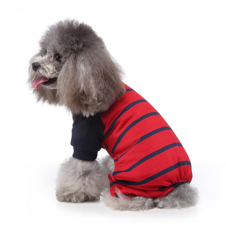 

Meiqi Cotton Four-Legged Knitted Dog Pajamas Medium