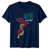 Mozambique Map Travel Destination Unisexs TShirt Unisexs Tee Graphic Top