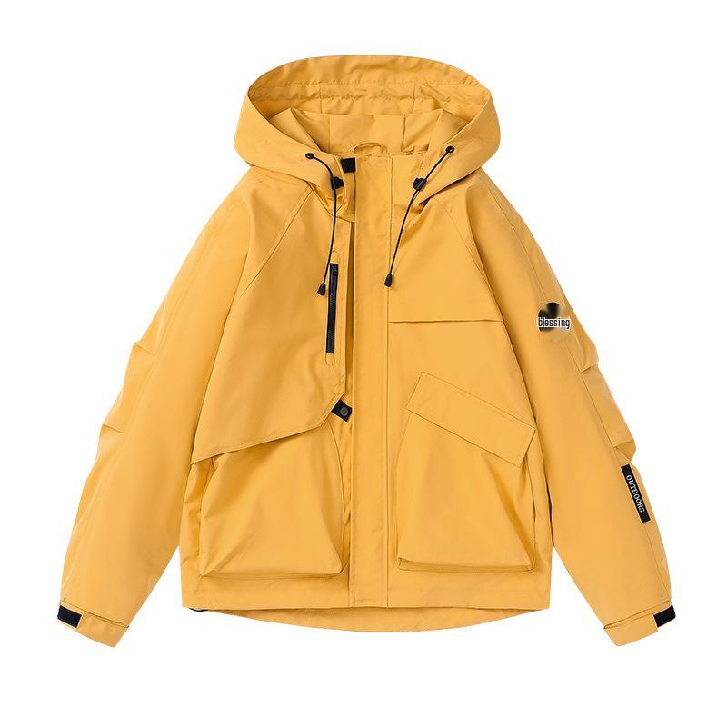 Men's Windproof Water-Repellent Mountain Jacket for Spring/Autumn - Ideal for Travel, Hiking, Cycling, Fishing, and Outdoor Sports