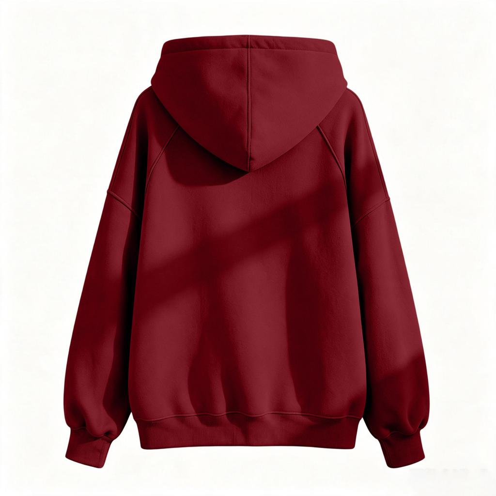 Women's 3D Printed Color Hoodie Long Sleeve Loose Fit Winter Sweatshirt