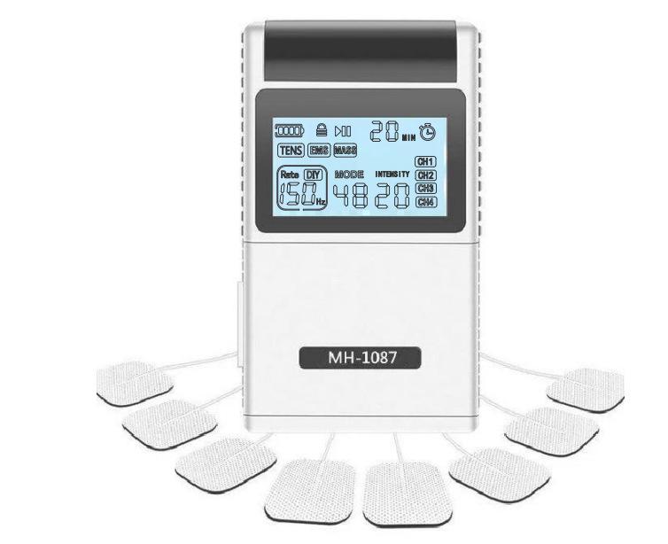 Cross-Border TENS & EMS Meridian Therapy Device: 60 Modes, 4-Channel Pulse Massager for Shoulder, Neck & Cervical Spine.