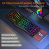 G131 RGB Ergonomic Gaming Keyboard, 69 Keys