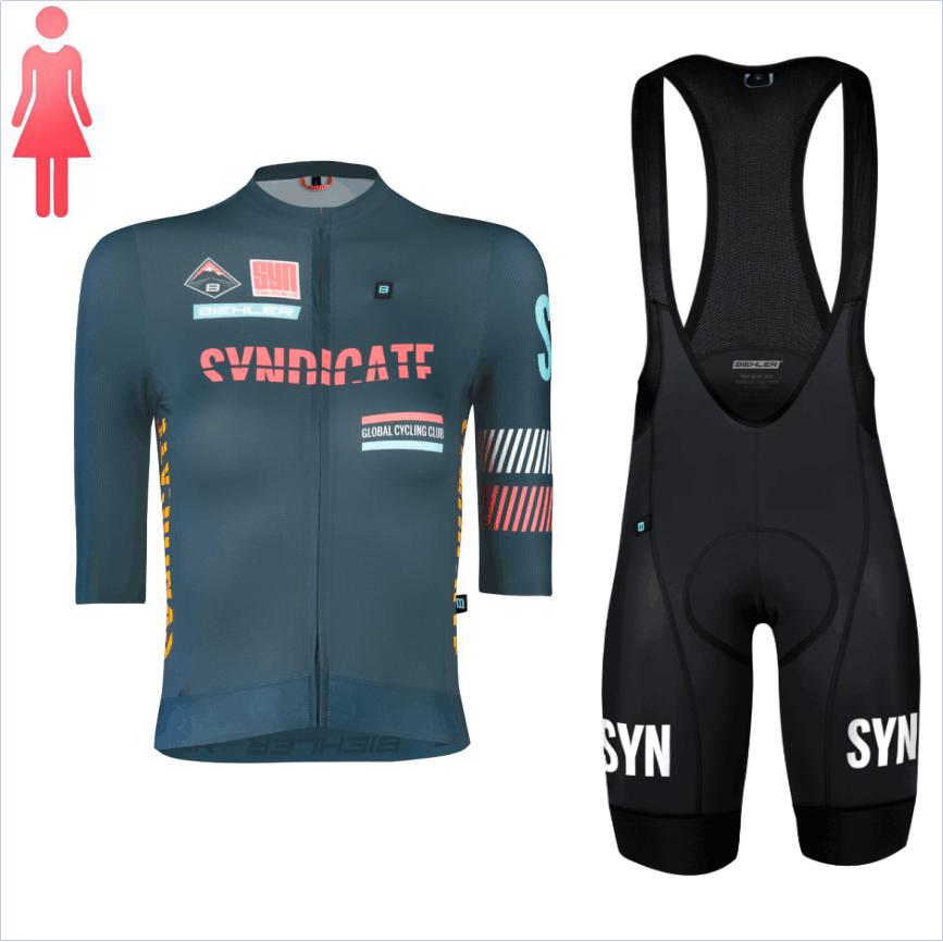 

2026 Summer Breathable Cycling Suit Set Dark Green Cycling Set Women Bicycle Suit Quick-dry Maillot Cyclisme Bib Shorts and Short Sleeve Jersey XXL