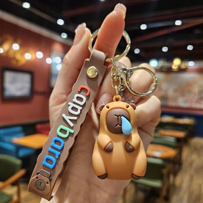 Capybara Keychain Bag Pendant 10-Pack