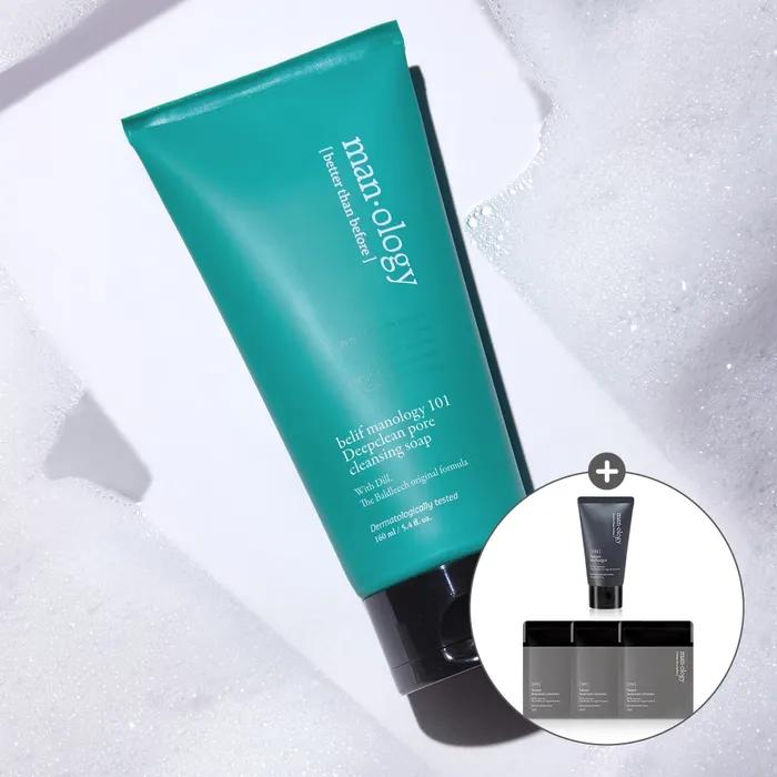 Manology 101 Deep Clean Pore Cleansing Soap 160ml