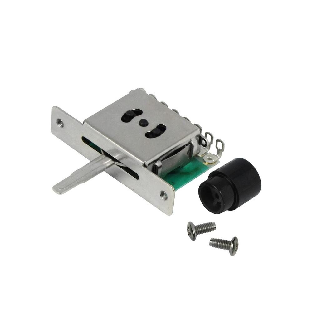 FLEOR 3 Way Toggle Switch Guitar Pickup Selector Switch with Black Tip for TL Electric Guitar Parts