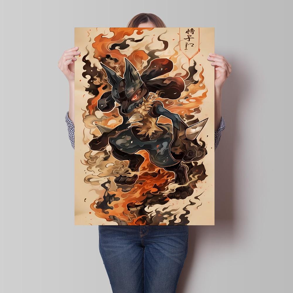 Canvas Painting Pokemon Charizard Cool Character Poster HD Printing Not Fading Modern Home Children's Bedroom Decor Holiday Gift