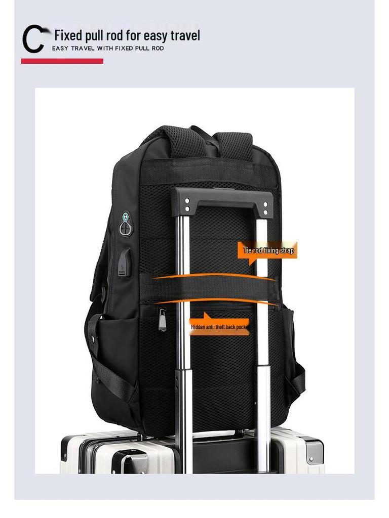 Minimalistischer Reise-Rucksack mit großem Fassungsvermögen für Studenten