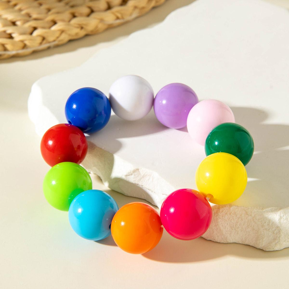 

Летний богемный этнический стиль красочный браслет из бусин для женщин ювелирные изделия преувеличенная индивидуальность пляжный отдых ручная бижутерия