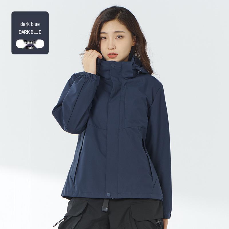 Women's 3-in-1 Detachable Fleece-Lined Outdoor Mountaineering Suit