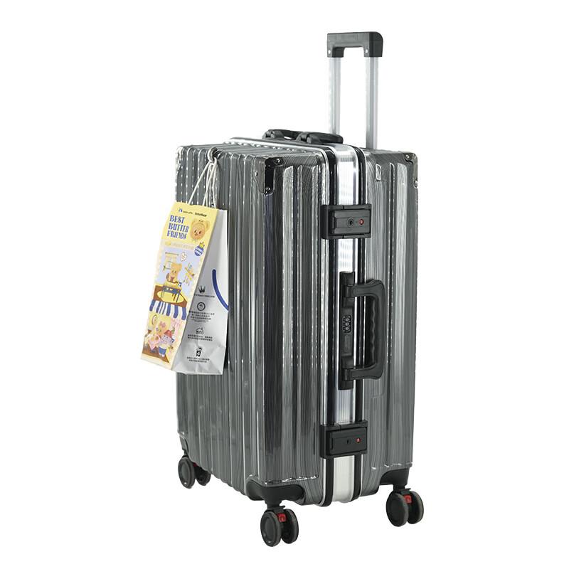 OLOMM Aluminum Frame Spinner Luggage