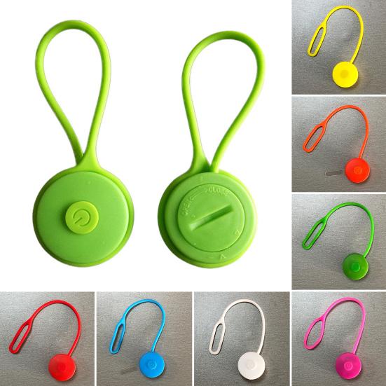 LED Glowing Backpack Light with 3 Flash Modes High Visibility Silicone Rope ABS Housing Adjustable