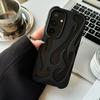 3D Flame Pattern Hollow Case For Samsung Galaxy S25 S24 Plus S23 S22 Ultra A55 A54 A15 A16 A26 A36 A56 5G Heat Dissipation Cover