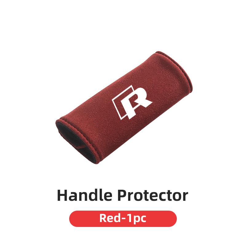 Suede Car Roof Door Pull Handle Protective Cover Soft and Comfortable For Volkswagen VW Scirocco Jetta Beetle Golf Passat