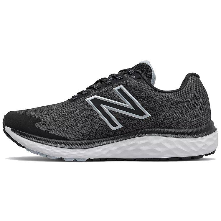 New Balance Fresh Foam 680v7 Mesh Black White UV Glo W680LK7 Women Running Shoe 36