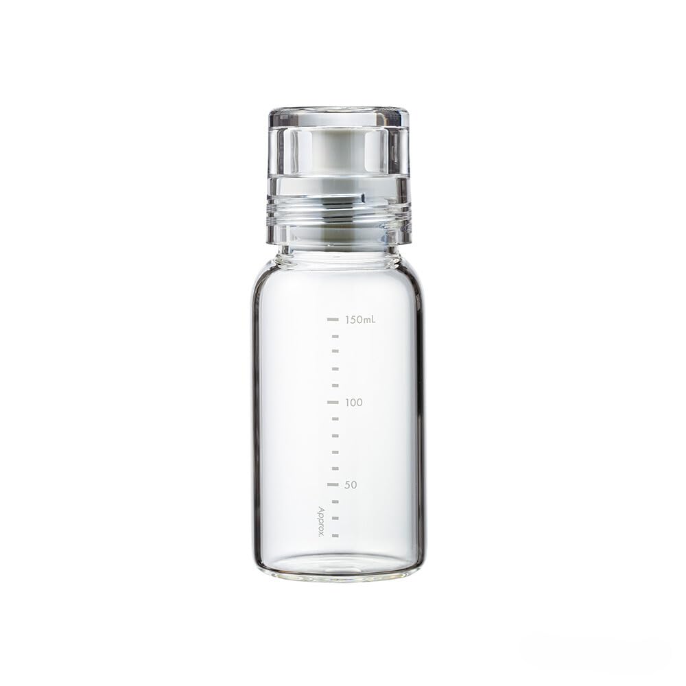HARIO Dressing Bottle Slim 150ml Can be used with boiling water Pale Gray DBSN-150-PGR