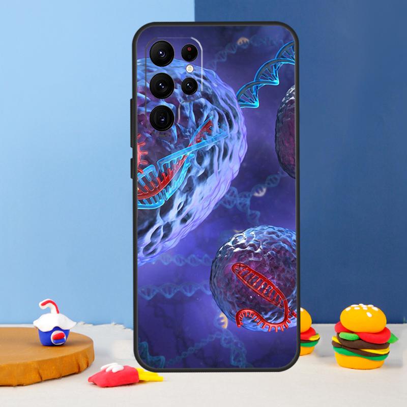 Science DNA Chemistry Phone Case For Samsung Galaxy S25 S24 Ultra S9 S10 S20 S22 S21 S23 Plus S24 FE Cover Coque