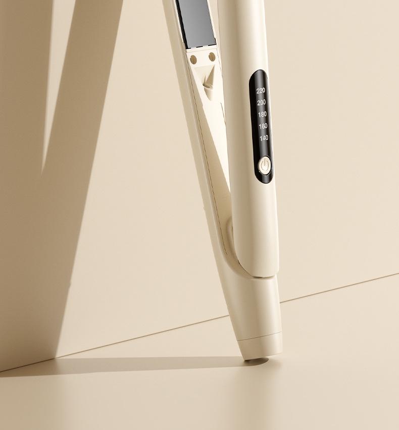 Dual-Use Hair Straightener & Curler: Gentle Styling Tool for Bangs