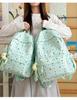 Schoolbag Candy Color Backpack Female Korean Version Girl Versatile School Bag Female Large Capacity Junior High School Student College Student 