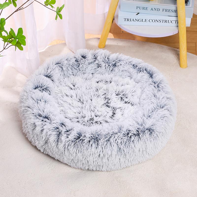 Plush Pet Nest  Semi-enclosed Cat Nest and Dog Nest  Warm Crystal Velvet Cat Nest  Round Shell Cat Nest  Round Nest