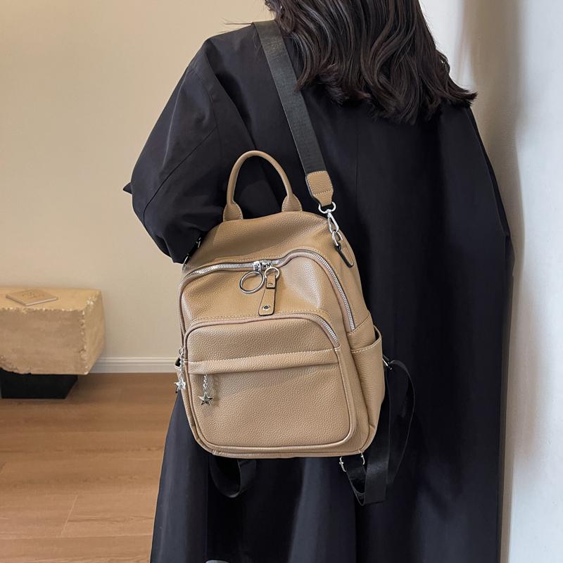 Mochila de gran capacidad, bolso portátil para mujer, mochila para