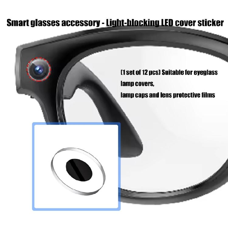 Pack of 12 Acrylic Lens Protector Film for VR Glasses Light Cover Dustproof Scratch Resistant Easy Installation Required