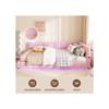Canapé-lit - MUVOE - 140x200 cm - Laine rose - LED ambiance - Chargeur USB