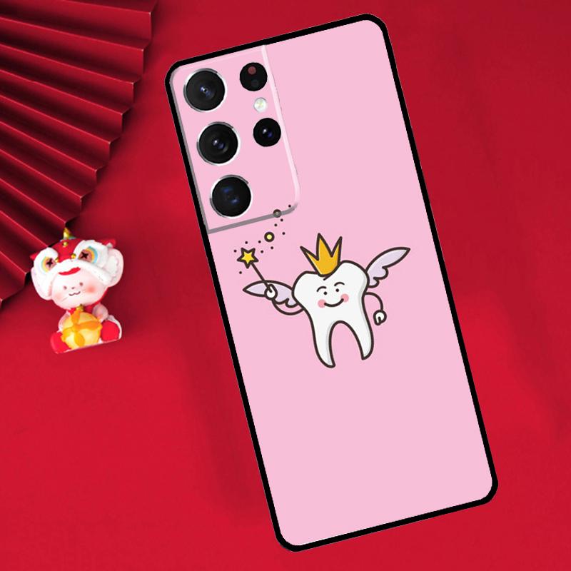 Zabawne Etui Dentystyczne do Samsung Galaxy S25 S26 Ultra S22 S23 S24 Ultra S20 S21 Plus S10 S25 FE Pokrowiec Funda