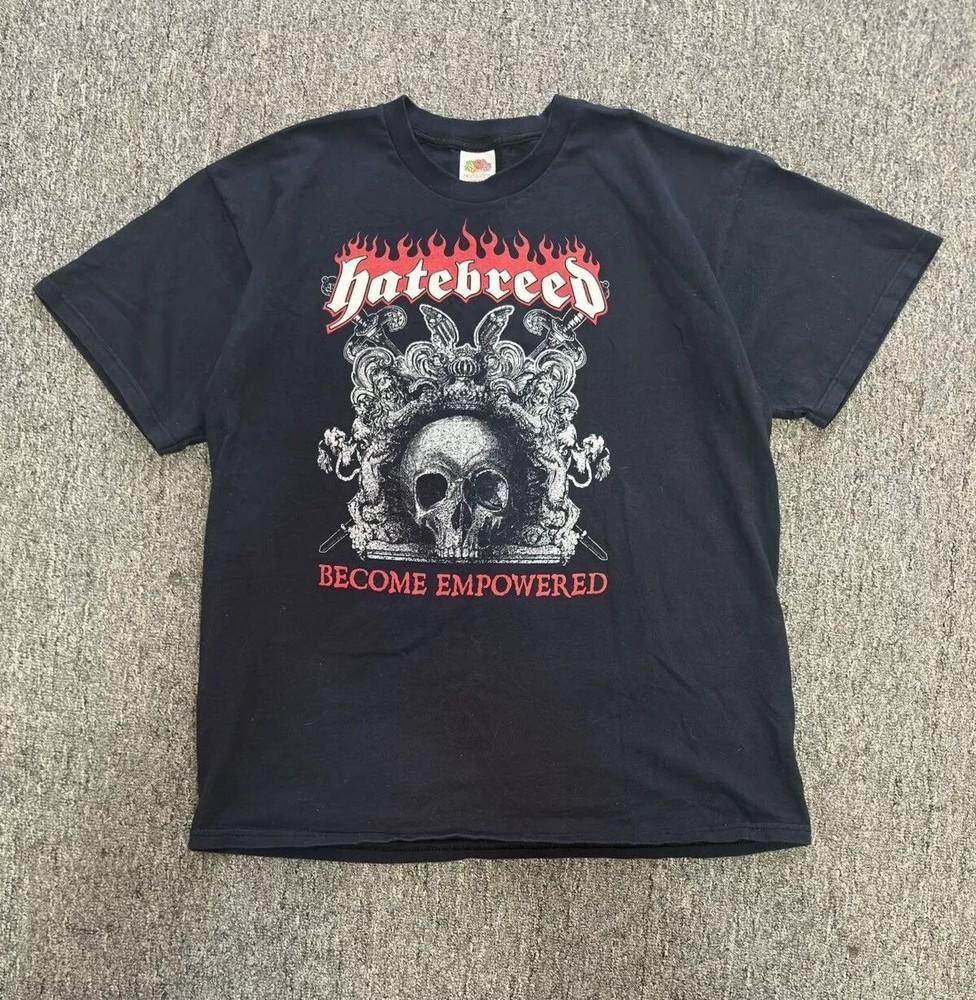 Hatebreed Band Become Empowered Black Unisex T-shirt Reprint S-5XL Men Women Unisex T-Shirt M