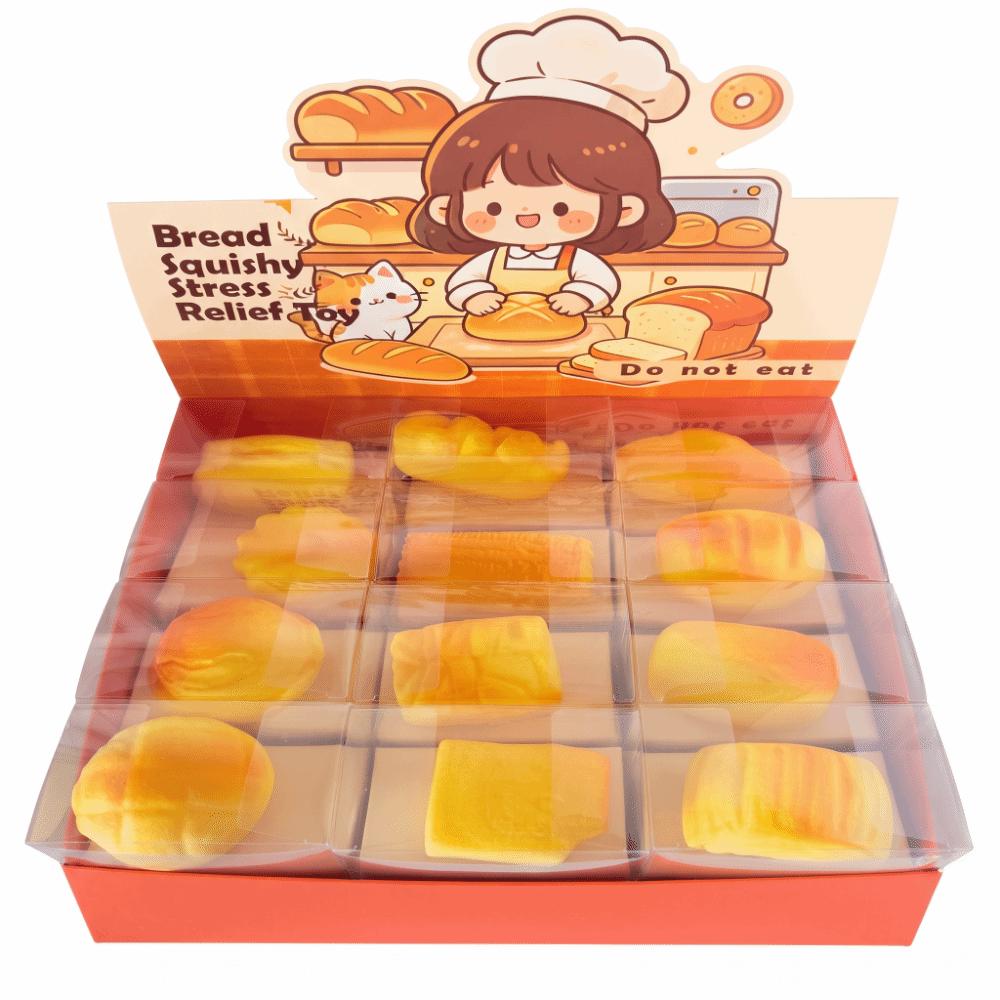 Squeezing Simulated Bread Toy Slow Rebound Sensory Fidget Toy Fun Fake Bread Toy Photography Props