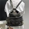 Ladies Y2K Spice Girl Locomotive Bag Multifunctional Washed Shoulder Crossbody Handbag