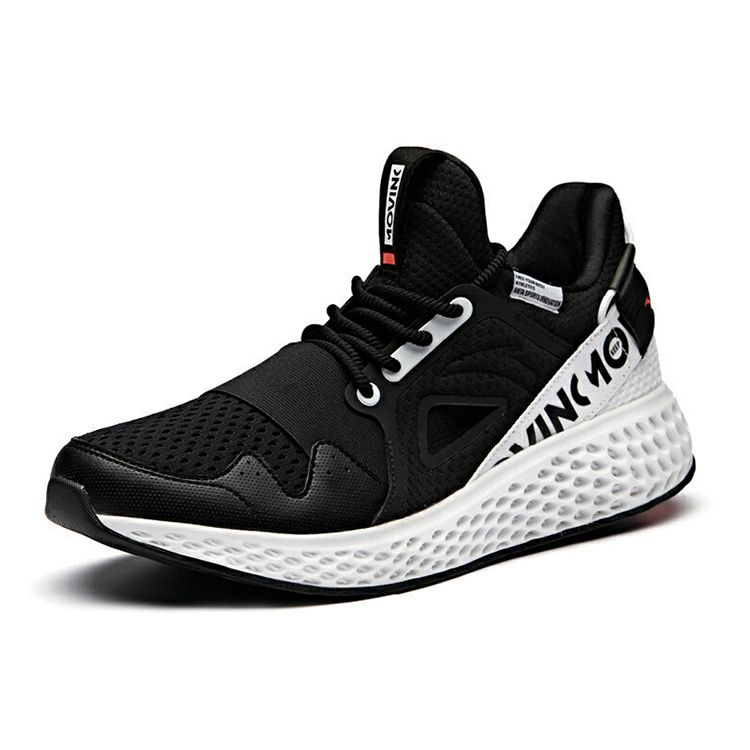 Anta Flash Energy Wormhole Technology Low-Top Running Shoes Men Sneakers Black White 91935519-1