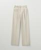 MONGDOL Winter Ver) One-Pleat Wide Slacks Ivory Mdpt025Fwivory