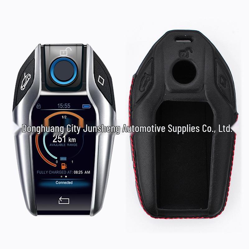 

4D Чехол для ключей из натуральной кожи 3D для BMW 5 серии, 7 серии, моделей I8 с ЖК-дисплеем Individual Paper Box