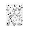 Pochacco Cute Blue Flannel Blanket Cartoon Dog Awesome Throw Blanket for Bed Sofa Couch 125*100cm Bedspreads,