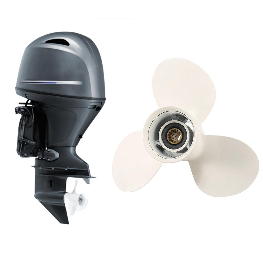 11 5 8x11 G 3 Blades Aluminum Propeller Outboard Motor for Yamaha 40 60hp