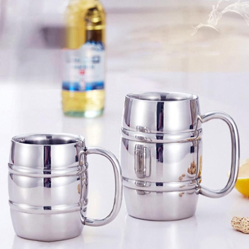 Stainless Steel Drinking Mug Reusable Water Tumblers Shatterproof Drinking Cups Perfect for Parties Outdoor Activities