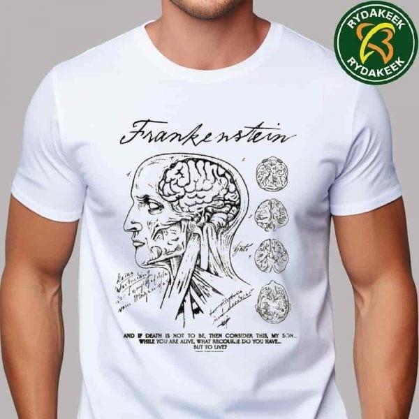 Frankenstein 2026 Merchandise Poster Anatomy Drawing T-Shirt Unisex All Sizes L