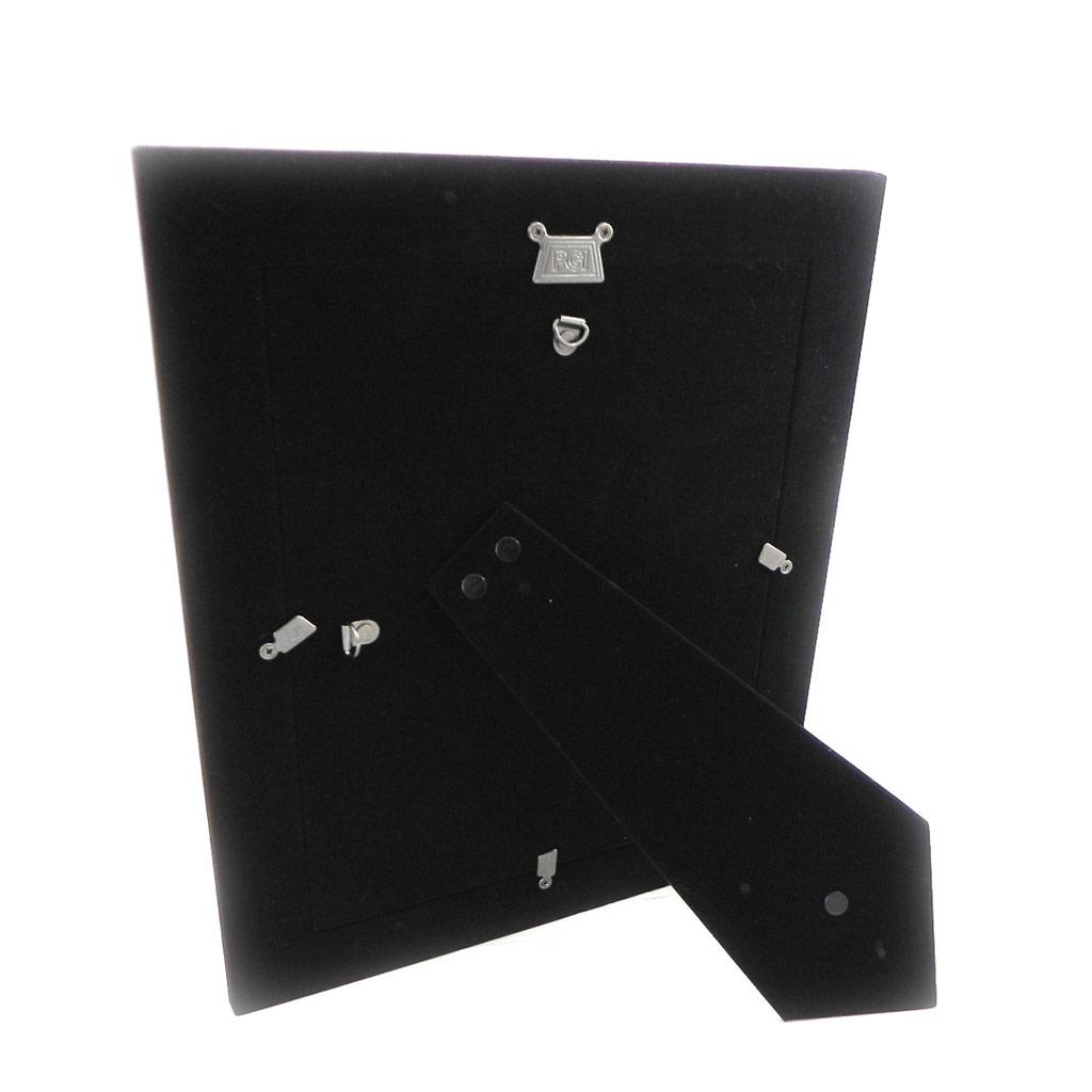 Les Trésors De Lily [I0380] - Black Chrome 'Design' Photo Frame 20x25 Cm