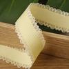 5Yards Picot Edge Ribbon Grosgrain Ribbon with Fine Loops for Clothing Sewing Gift Wrapping DIY Hair Bows Hat Decor Craft Supply