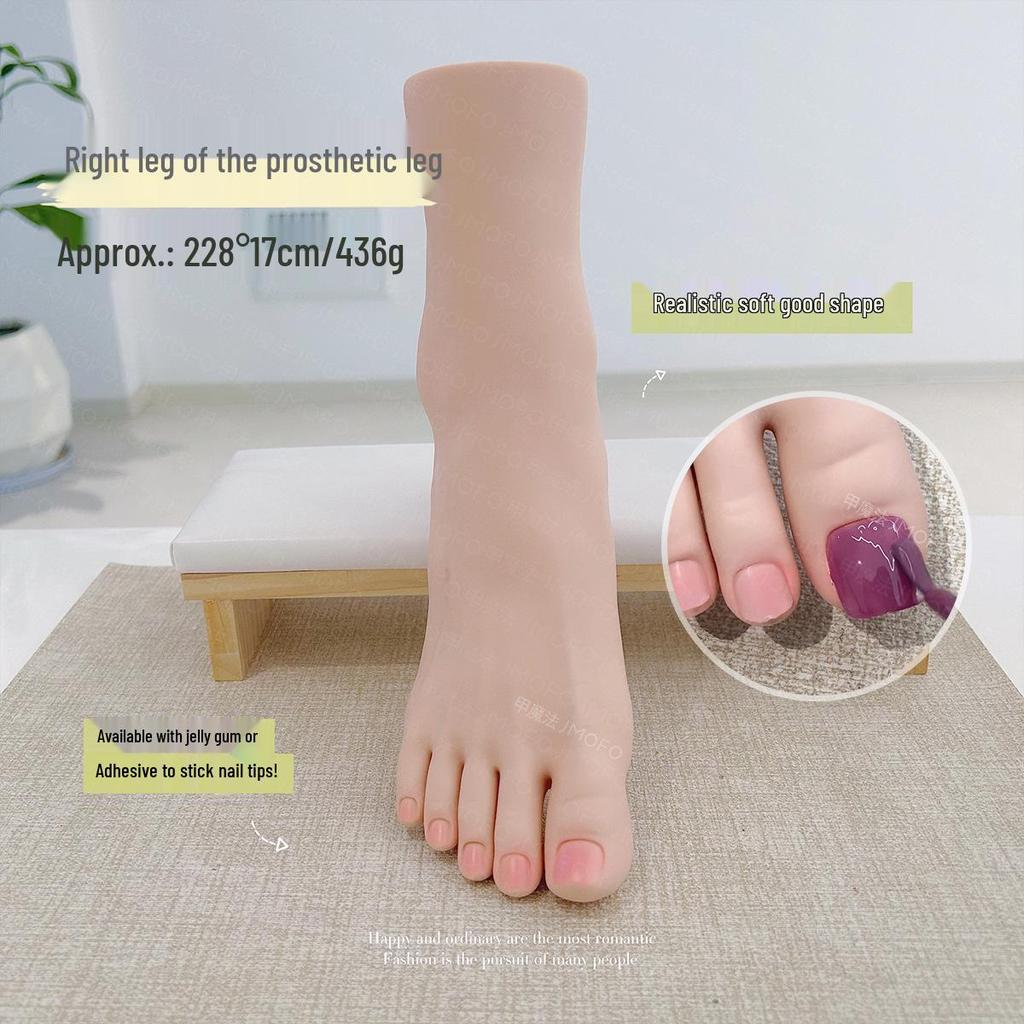 Soft Bendable Manicure Practice Hand Model for Nail Display and Training