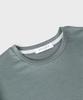 PANICALE Contrast Detail Crew Neck Stretch Jersey T-Shirt [2 Colors]