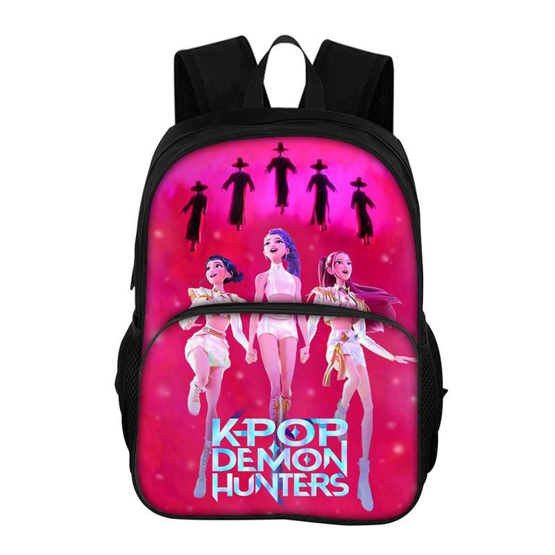 Hunter Witches Kpop Backpack With Oxford Fabric And Breathable Cushion Straps For School Students