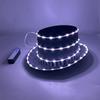 Kreativ LED-hatt som lyser Upplysande LED-hatt för män MJ Dans Cosplay Ljusande Keps Maskerad Scenuppträdande Tillbehör