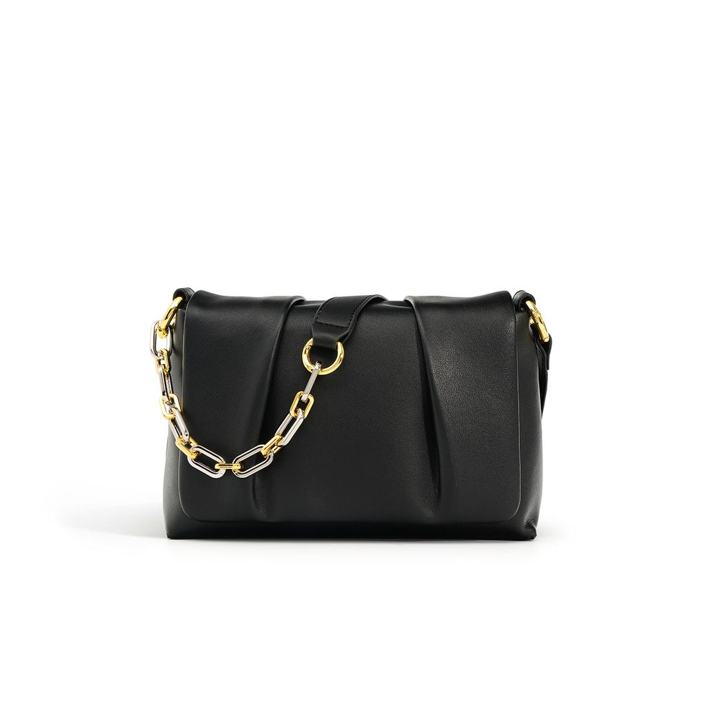 Leather high-end bag women's 2025 niche women's bag new versatile texture cloud bag single shoulder crossbody armpit bag