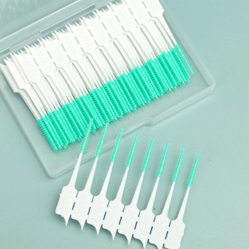 20/500pcs Disposable Interdental Brush Toothpicks Between Teeth Toothbrush Oral Hygiene Brushes Health Care Teeth Cleaning Tools