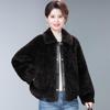 XUEXI Women's Faux Mink Fur Short Winter Coat